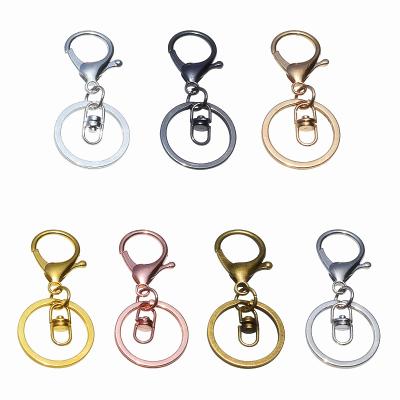 China 2021 Hot Simple Zinc Alloy 8 Style Key Chain Formed Key Chain Wholesale Unisex Buckle Accessories for sale