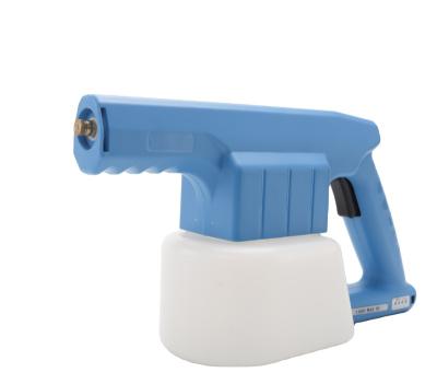 China Public Disinfection Deodorization Humidifying Sprayer Battery Operated Portable Wireless Electrostatic Handheld Disinfection Electric Fogger Gun for sale