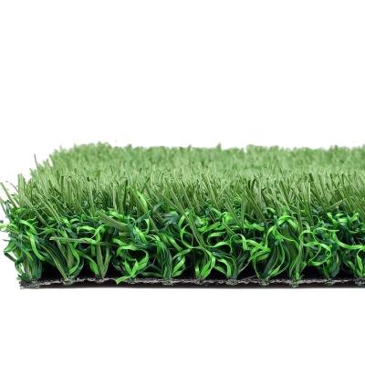 China PE Best Selling 21000 stitches/m2 White Anti-UV Green Football Artificial Grass for sale