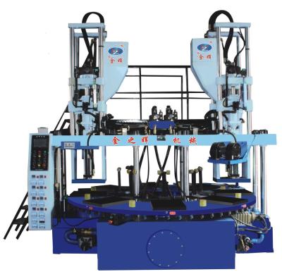 China Factory 1/2/3 (Upper) Colors PVC/TPU/TPR Vertical Strapping/Unique Injection Machine for sale