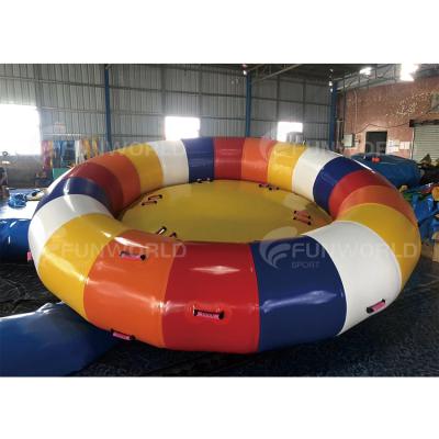 China PVC Summer Fun Exciting Inflatable Water Sport Game Disco Boat For Sale for sale