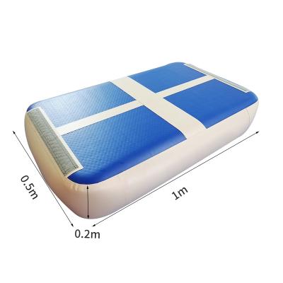 China Factory Wholesale Price Tumbling Gymnastic Air Block 20cm Eco-friendly Thickness Mat Black And White for sale