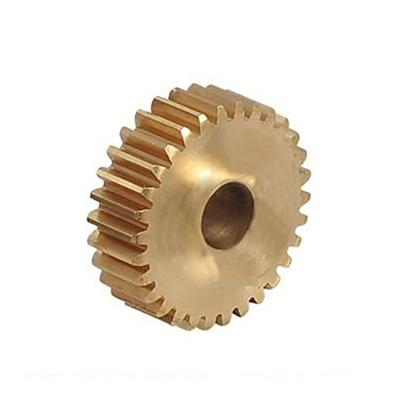 China Medical Equipment Parts Precision CNC Copper Copper Bronze Machining CNC Milling Metal Gear Small Customized Part for sale