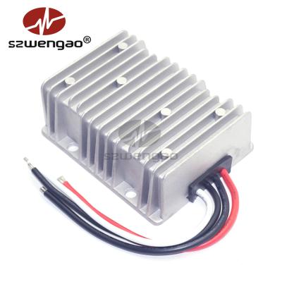 China High Power 18-36V 24V to 24V 15A 20A 25A 30A DC DC Converter Buck Boost 24 Volt Car Voltage Regulator Stabilizer CE RoHS 100*80*39mm for sale