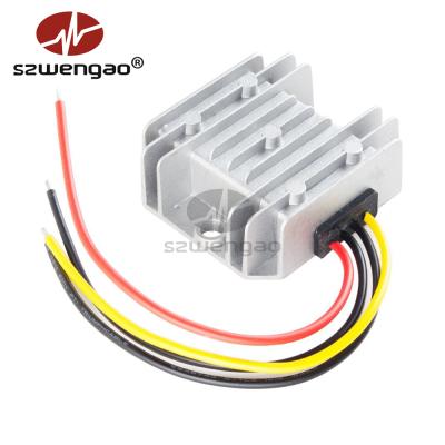 China szwengao 9-40V 12V 24V Car Power Supply to 24V 1A 2A 3A Voltage Regulator DC DC Boost Buck Converter 64*57*22mm for sale