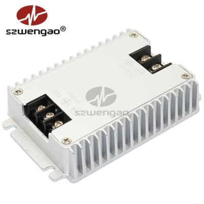 China LED Markets SZWENGAO DC DC Converter 9-36V to 24V 6A 144W Boost Buck Voltage Stabilizer Regulator CE RoHS for Solar Cars for sale