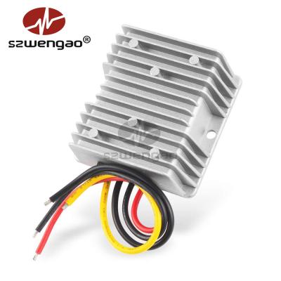 China szwengao 24V Ebike to DC Buck Converter 36V 48V 60V 12V 20A DC Buck Converter 12 Volt Voltage Regulator for Cars Boats Golf Carts for sale