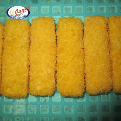 China High Quality Delicious Cooked Frozen Breaed Hake Fish Chop Fish Stick for sale