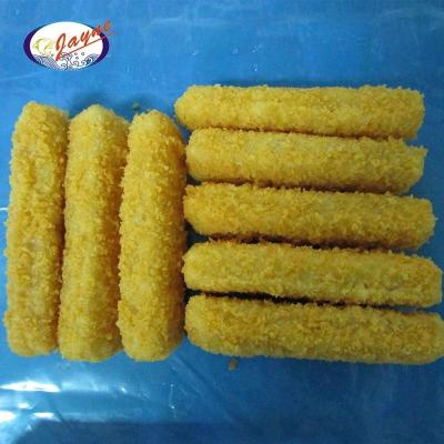 China Factory Wholesale Chinese Cooked Pre Fried Frozen Breaded Fish Finger Delicious for sale