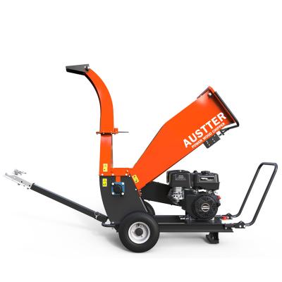 China Farms Austter 15 HP Honda /Loncin /Ducar /B &S Gas Engine Powered 12CM ATV Wood Crush Chipper Shredder for sale