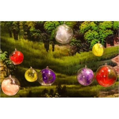 China Holiday/Christmas Decoration Christmas Tree Balls 2cm-40cm Decorative Clear Empty Sphere Christmas Tree Home Hanging Hanging Ball for sale