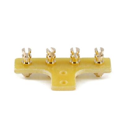 China Guitar Amplifier Guitar Amp DIY Project Screw Mounting Turret 4pin Strip Panel for sale