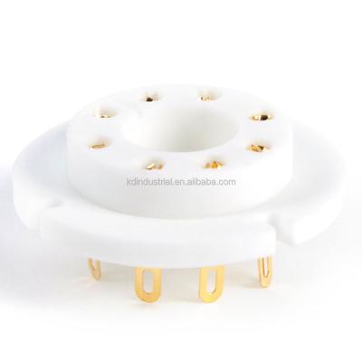 China FU50 GU50 LV3 5U8C 5U9C FU15 GU15 Valve 8 Pin Gold Ceramic Vacuum Tube Home Plugs for sale