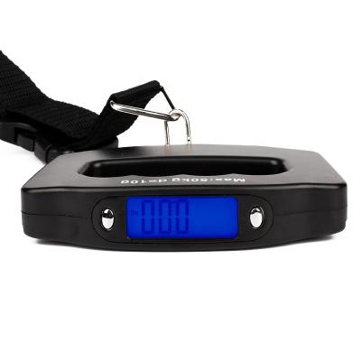 China With ABS Environment Protect Weight Material Electronic Luggage Scale OEM 50KG Digital Portable Travel Hanging Luggage Scale for sale