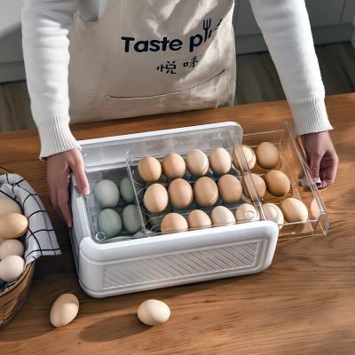 China Freshness Preservation Factory Directly Sell Freshness Preservation Large Capacity Cheap Egg Rack For Refrigerator for sale