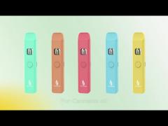 1.0mL rechargeable CBD disposable vape with preheating function