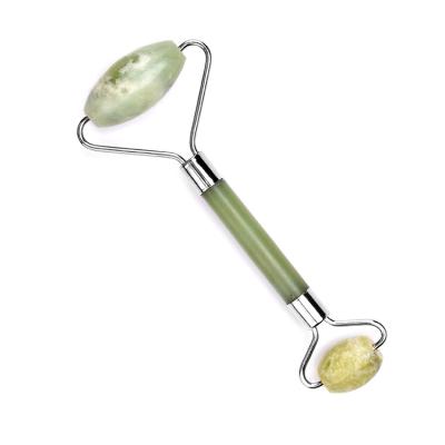 China High quality portable/durable/washable handheld single head jade massage roller jade facial roller with needles for sale