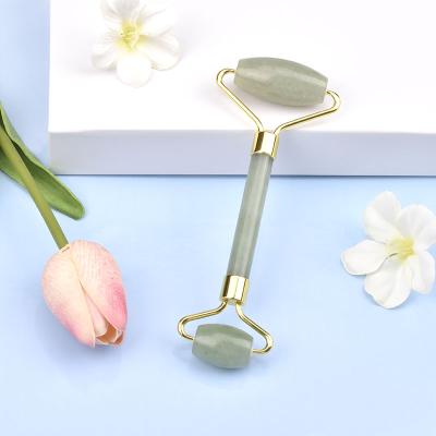 China Portable/Durable/Washable Ready to Ship Aventurine Jade Roller Skin Care Tool with Box for sale