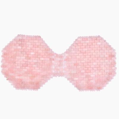 China China Luxury Art Polished Pink People Rose Quartz Bra For Skin Care for sale