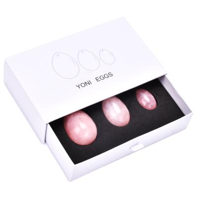 China 2021 China natural gemstone jade rose crystal egg yoni egg for women health for sale