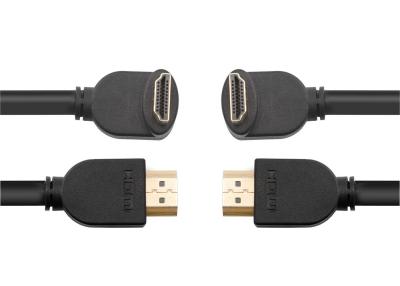 Cina assemblaggi cavi ad angolo retto di 1500mm HDMI Overmolded in vendita