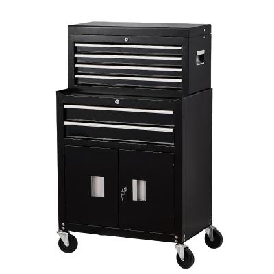 China Warehouse /family/factory/Garage Advanced Workshop Garage Tool Box Durable Professional Tool Cabinet with 6 Drawers for sale