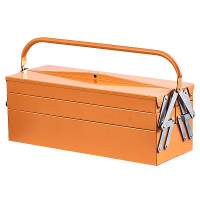 China Cantilever Hand Carry Case Multi-Function Portable Tool Box Metal with 3 Tier Storage and Tray Organizer for sale