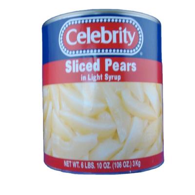 China Sliced ​​Canned Canned Pear In Syrup Canned Pear Halves / Canned Sliced ​​Fruit for sale