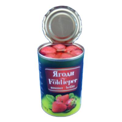 China OEM Canned Brands Tin Strawberries Canned Fresh Strawberry In Light Syrup for sale