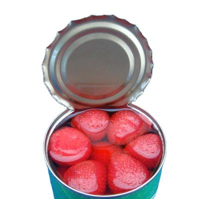 China Canned Strawberries Canned Maker Wasted Strawberry Fresh Fruit In Syrup for sale