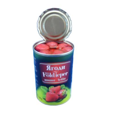 China Canned strawberry in sryup wasted makes canned sweet strawberries for sale