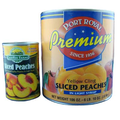 China Canned halves of canned peach in light syrup for sale