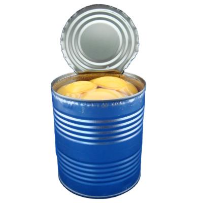 China Tin canned canned yellow fruit peaches halves for sale