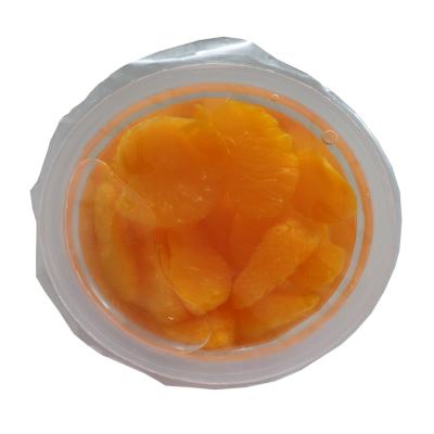 China Canned fruits in syrup tangerine in fruit cup for sale