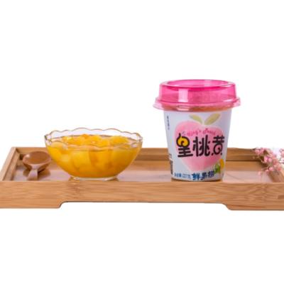 China Canned Peach Fruit Cup Brands Canned Food Fruit Cups for sale