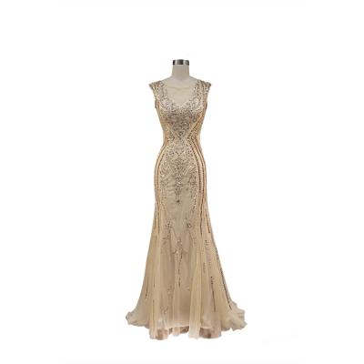 China Best Quality Wholesale Lace Appliqued Wedding Dress Anti-static Anti-Static Evening Gowns Wedding Dresses Dressing Gown Evening Dress for sale