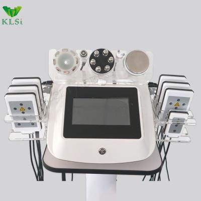 China New Year of 2021 Weight Loss 6 in 1 Lipo Laser RF Cavitation Body Shaping Slimming Vacuum Cavitation System Beauty Machine for sale