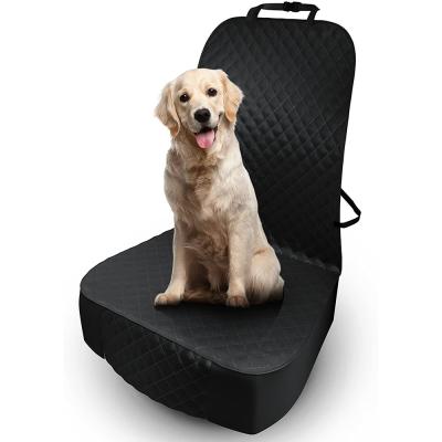 China Dog Front Seat Cover for Cars Front Pet Seat Cover Non-slip Quilted for Car Truck SUV Dog Seat Protector with Wide Side Flaps for sale