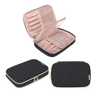 China Fashion Travel Makeup Brushes Bag, Portable Cosmetic Bag for Makeup Brushes and Cosmetic Foundations, Teal for sale