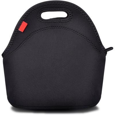 China Neoprene Lunch Box Insulated Thermal Lunch Tote Bag Thick Reusable Neoprene Lunch Box Insulated Thermal Lunch Tote Bag Small Neoprene Lunch Bags With Zipper Outdoor Travel Picnic for sale