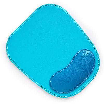 China Office Mouse Pad Mouse Pad Wonder PU Mousepad Mousepad with Ergonomic Wrist Support Mouse Pad with Wrist Rest Anti-skidding Wrist Pad, Mouse Pad computer pain relief for sale