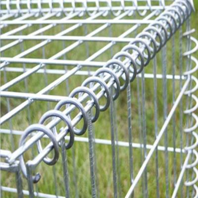 China Zinc Coated Wire Mesh Gabion Box Garden Gabion Stone Cage Anti Rust for sale