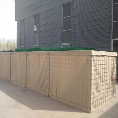 China Heavy Duty Mil1 Mil7 Hesco Bastion Barrier Sandbags Hexagonal Hole for sale