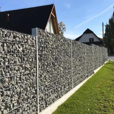 China Galvanized 2mx1mx1m Stone Cage Baskets Gabion Box Gabion Hexagonal Wire Mesh for sale