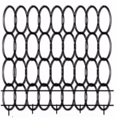 China Modern Warfare Tank Track Wrapping Anti Tank Barrier Wire Mesh Knitted for sale