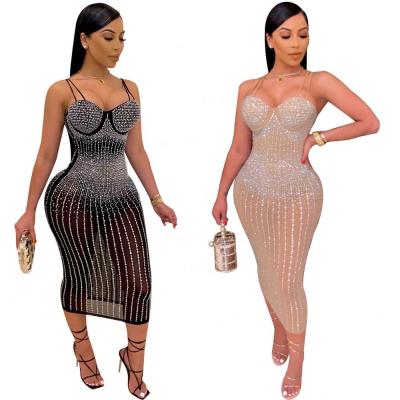 China 2021 New Arrival Breathable Women Summer Dresses Bodycon Ladies Dress Lady Elegant Girls Maxi Club Women Dresses for sale