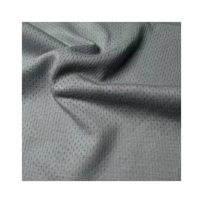 China Memory Mesh Fabric 62%Polyester 33%Cotton 5%Spandex 170GSM Knitted Mesh Bird Eye Fabric For T-shirts And Lining for sale