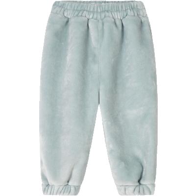 China Color Fade Proof Wenbier 2022 Baby Kids Multicolor Sweatpants Winter Milk Fleece Lined Fiber Infants Pajamas Bottoms for sale