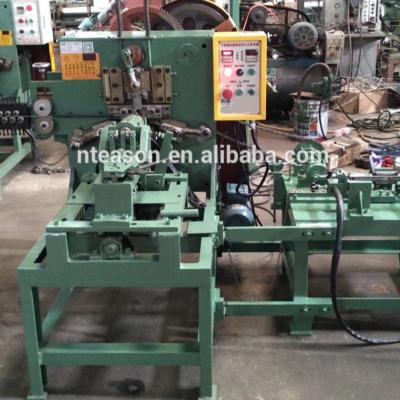 China Machinery repairs workshop stainless steel chain link machine chain bending machine chain welding machine 1-2 mm video for sale