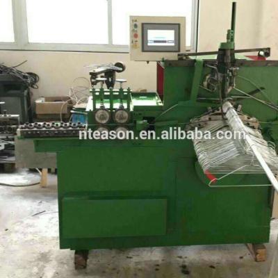 China Hotels Galvanized Wire Hanger Making Machine Steel Wire Hanger Forming Machine With Video for sale